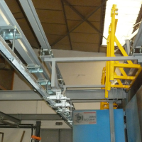 Rail basculant