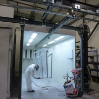 Alimentation cabine de peinture