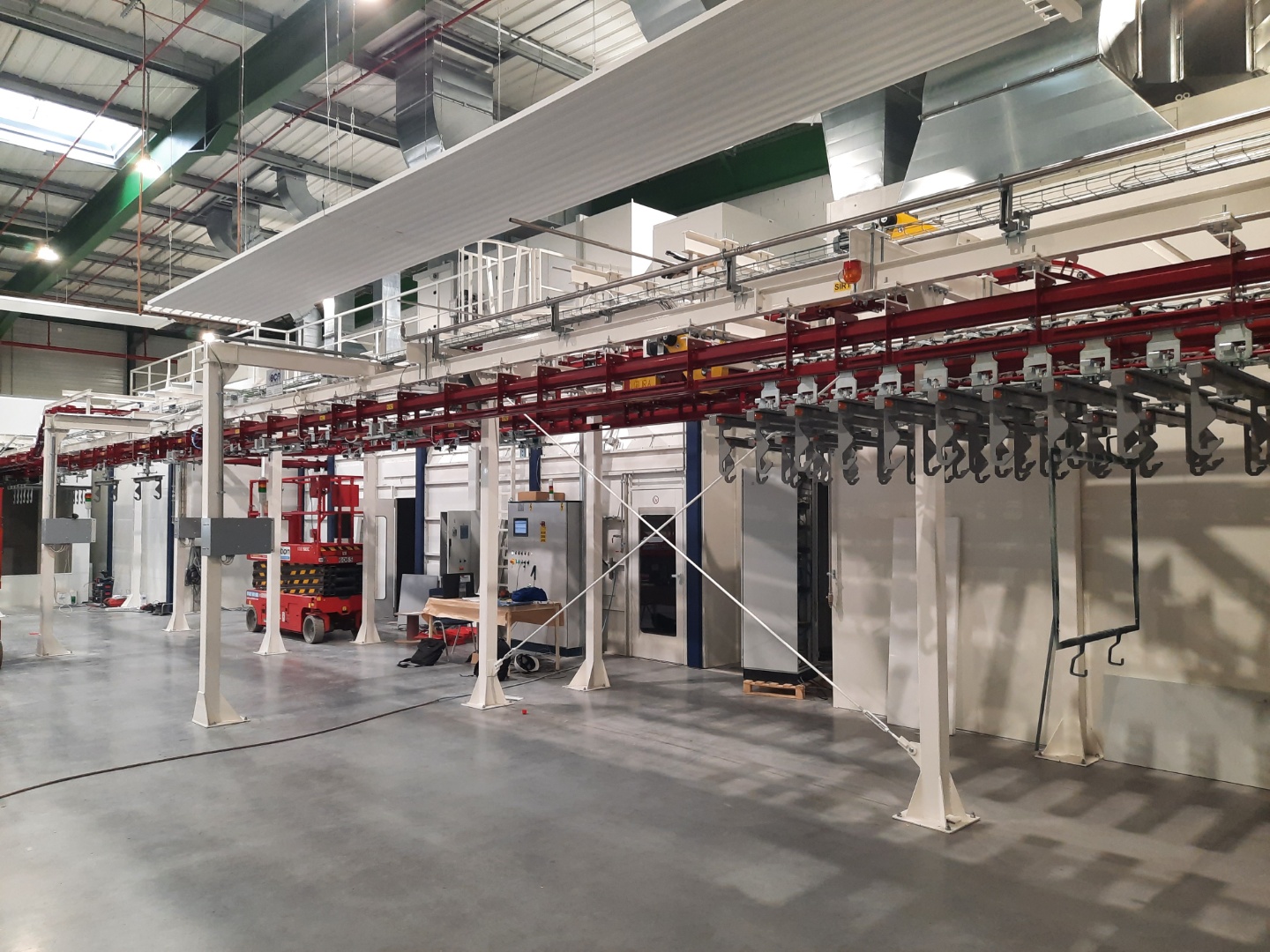 Convoyeur birail OCA pour ligne de peinture