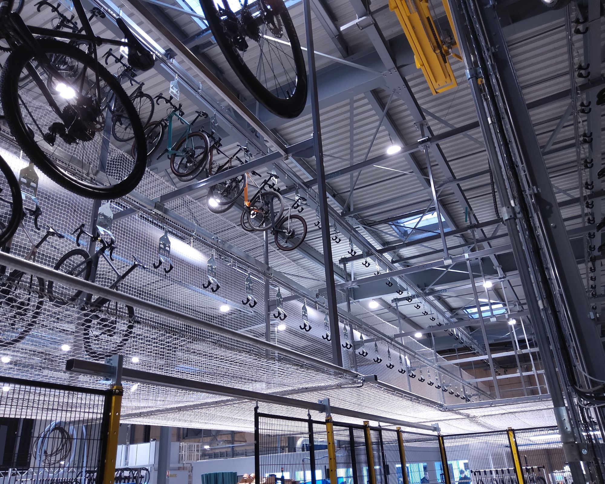 Convoyeur aérien OCA pour vélos