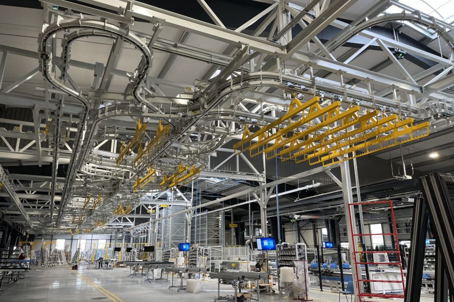 Convoyeur aérien à chaîne OCA