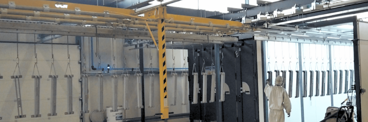 Convoyeur aérien pour ligne de peinture par OCA